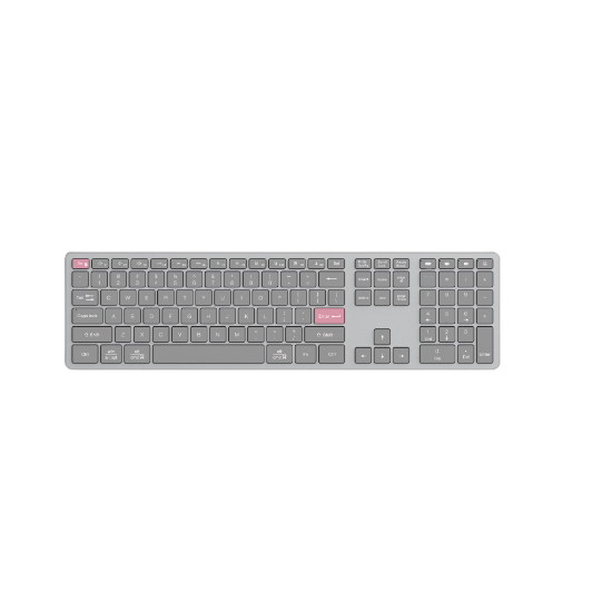 Ảnh của Bàn phím MicroPack Lifestyle 2.4G+Bluetooth Rechargeable Wireless Keyboard K-310W - Grey