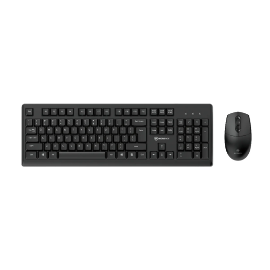 Ảnh của Bộ bàn phím chuột không dây MicroPack 2.4G wireless keyboard combo KM-205W - Black