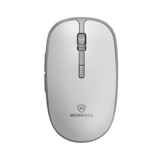 Ảnh của Chuột MicroPack SPEEDY SILENT 2 Bluetooth USB Dual Mode Wireless Mouse MP-729B - White