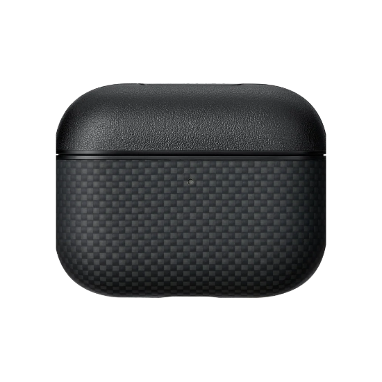 Ảnh của Ốp AirPods Pro 3 - PITAKA Aramid Fiber Magnetic - Black/Gray - APM2501