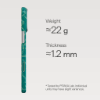 Ảnh của Ốp lưng iPhone 17 Pro - PITAKA Ultra-Slim (with PitaTap) - Monogram-Gold/Green - KI1701PTK