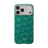 Ảnh của Ốp lưng iPhone 17 Pro Max - PITAKA Ultra-Slim (with PitaTap) - Monogram-Gold/Green - KI1701PTKP