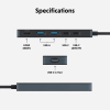 Ảnh của Cổng Chuyển HyperDrive (USA) Flex 5 ports USB-C hub, Black