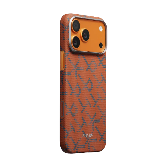 Ảnh của Ốp lưng iPhone 17 Pro Max - PITAKA Edge (with PitaTap) - Monogram - Leaping 