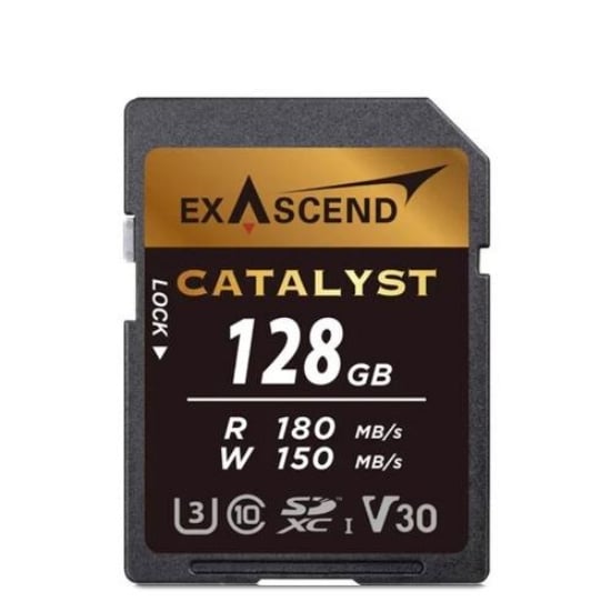 Ảnh của Thẻ nhớ Exascend V30 128GB read 180MB/s EX128gbV30 - Đen