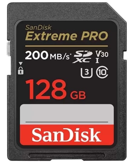 Ảnh của Thẻ nhớ Sandisk Fujifilm 128GB read 200MB/s - Đen
