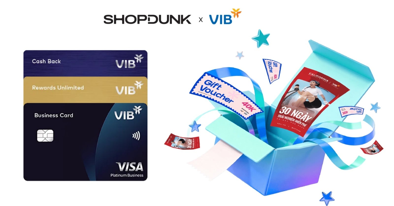 Hình ảnh cho danh mục ShopDunk x VIB: Mua 1  được 3 với nhiều ưu đãi hấp dẫn 