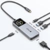 Ảnh của   Dây cáp Mazer 3in1 USB to Lightning / Micro /USB-C 1.0M/3.1A Fast Charging Cable-Black