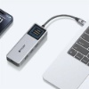 Ảnh của   Dây cáp Mazer 3in1 USB to Lightning / Micro /USB-C 1.0M/3.1A Fast Charging Cable-Black