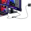 Ảnh của   Dây cáp Mazer 3in1 USB to Lightning / Micro /USB-C 1.0M/3.1A Fast Charging Cable-Black