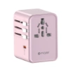Ảnh của Bộ chuyển đổi du lịch Mazer/M-IFTravel170PD-PK/InfiniteTravel GaN PD70W 3C+2A 100-240V/8A Spare Fuse World Travel Charger