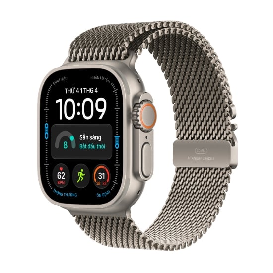 Ảnh của Apple Watch Ultra 4 49mm (GPS + Cellular) Milanese Loop size L