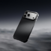 Ảnh của Ốp lưng iPhone 18 ProMax - PITAKA Cairn - Black/Grey (Twill) - KI1801CPM2