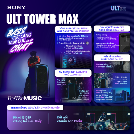 Ảnh của Loa Karaoke Sony ULT Tower Max