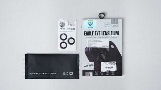 Ảnh của Miếng dán cường lực Tiger Camera Lens Protector for Phone 18 Pro/18 ProMax