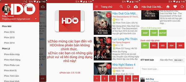 Xem phim chuẩn HD trên iOS bằng ứng dụng HDOnline