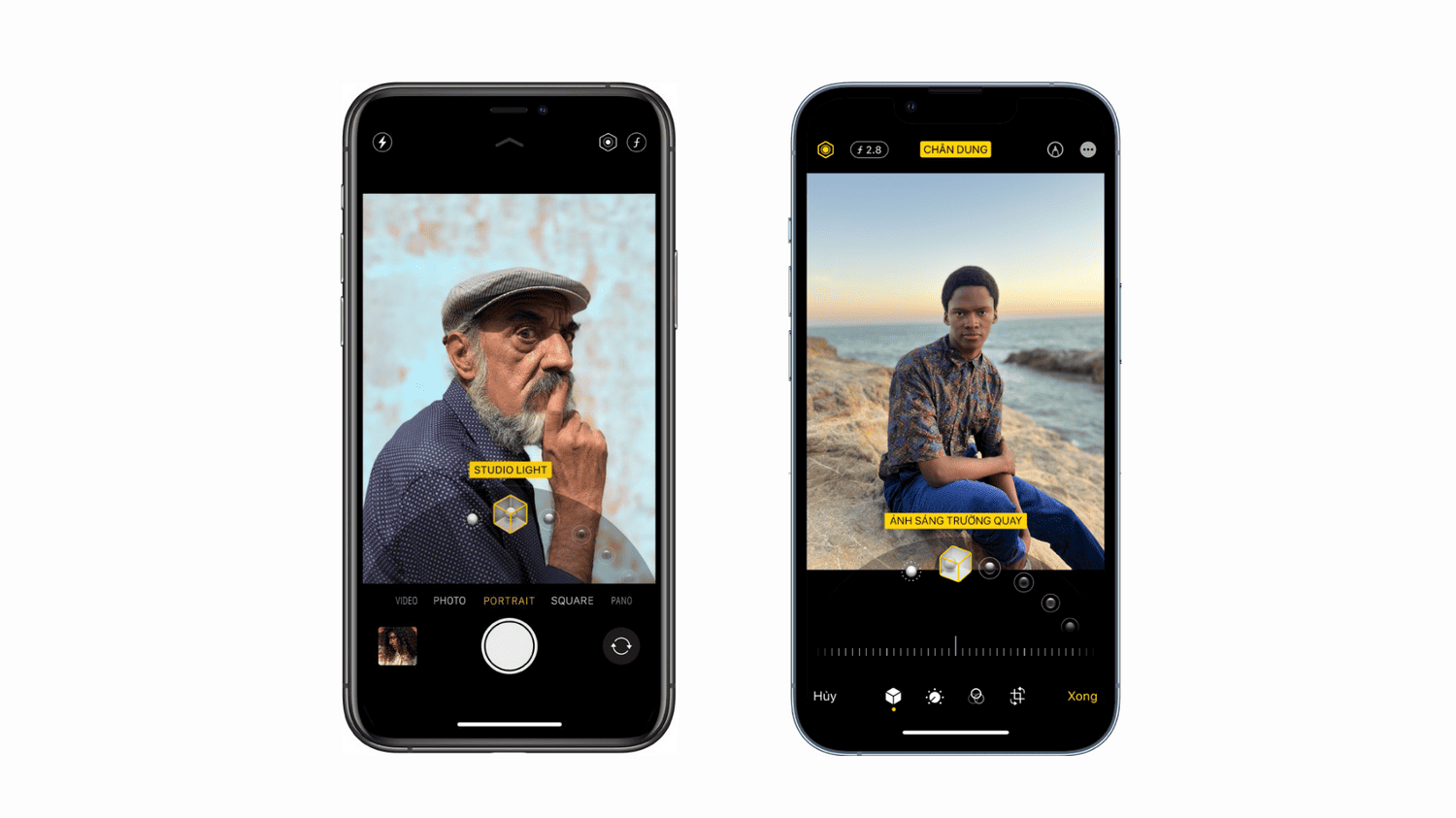 Chế độ Ánh sáng trường quay giúp iPhone 14 Pro Max chụp ảnh chân dung có chiều sâu và sáng hơn 