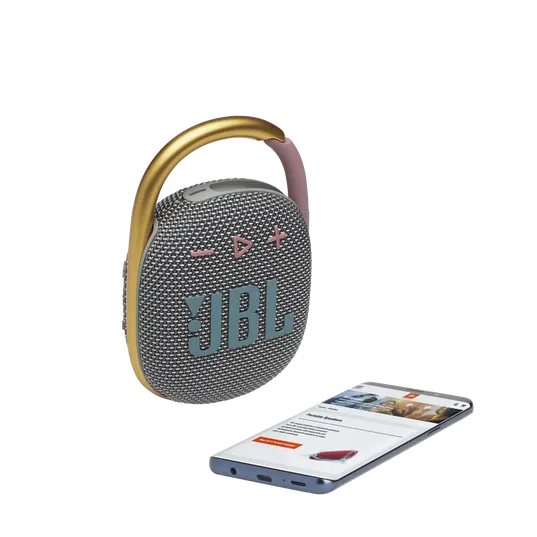 Loa JBL Clip 4 kết nối với di động với công nghệ Bluetooth mạnh mẽ liên tục