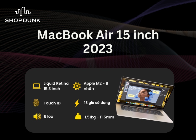 MacBook Air 15 inch 2023