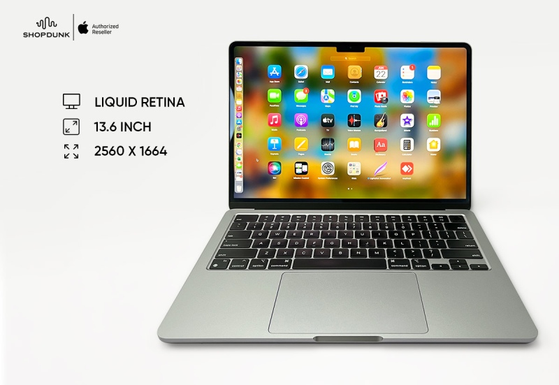 màn hình Liquid Retina của MacBook Air
