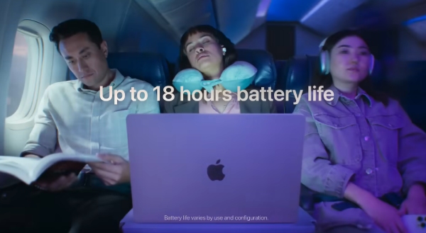 Thời lượng pin của macbook air m2 15 inch lên đến 18 giờ