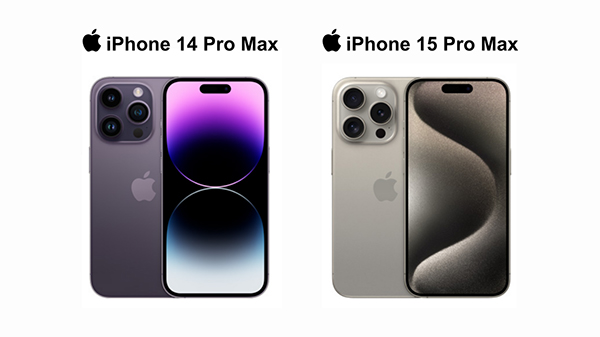 So sánh iPhone 14 Pro Max và iPhone 15 Pro Max 
