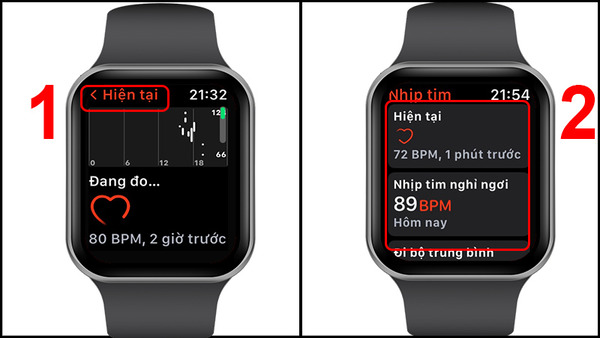 ứng dụng Nhịp tim của Apple Watch Series 8