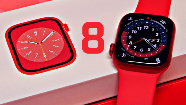 Apple Watch Series 8 viền nhôm màu đỏ
