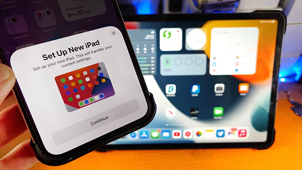 Cài đặt iPad Pro mới mua với thiết lập thủ công