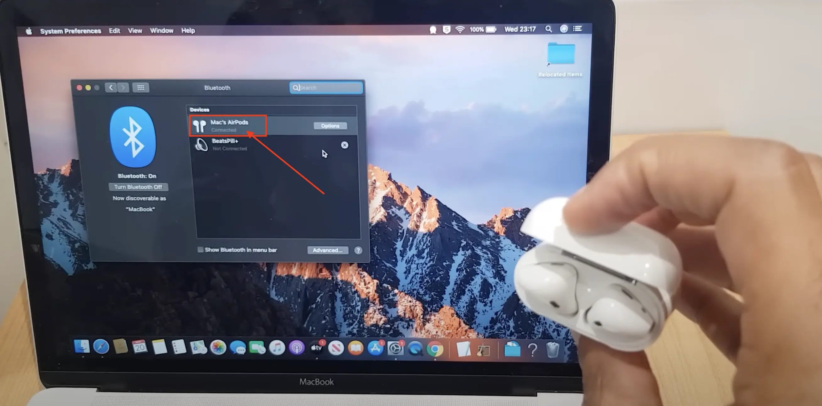 cách kết nối Airpod với macbook 3