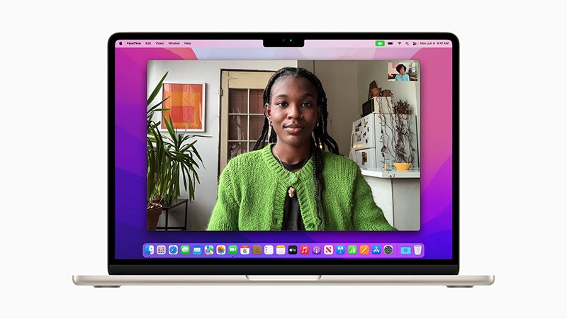 Camera ở MacBook Air M2 có độ phân giải lên đến 1080p