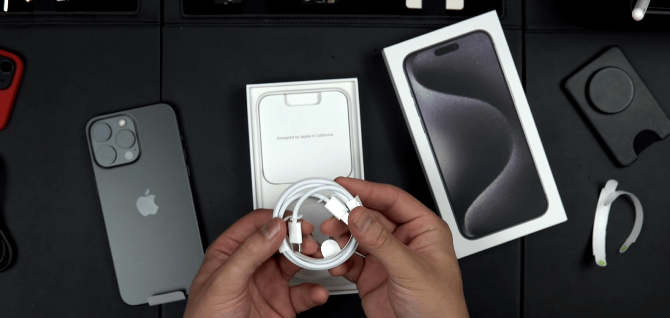 Apple cung cấp cho người dùng dây sạc USB-C dài 1m