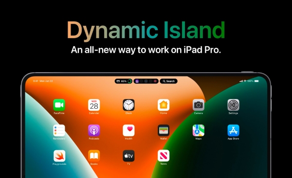 Dynamic Island dự kiến sẽ được xuất hiện trên iPad Pro M3