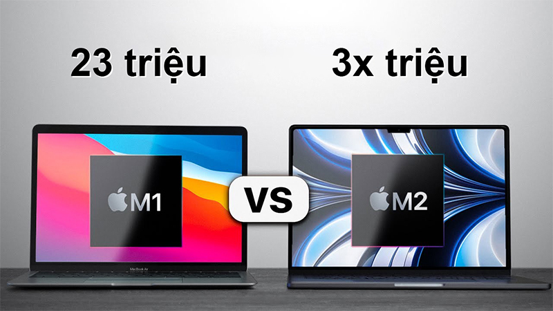 MacBook Air M2 có giá đắt hơn MacBook Air M1