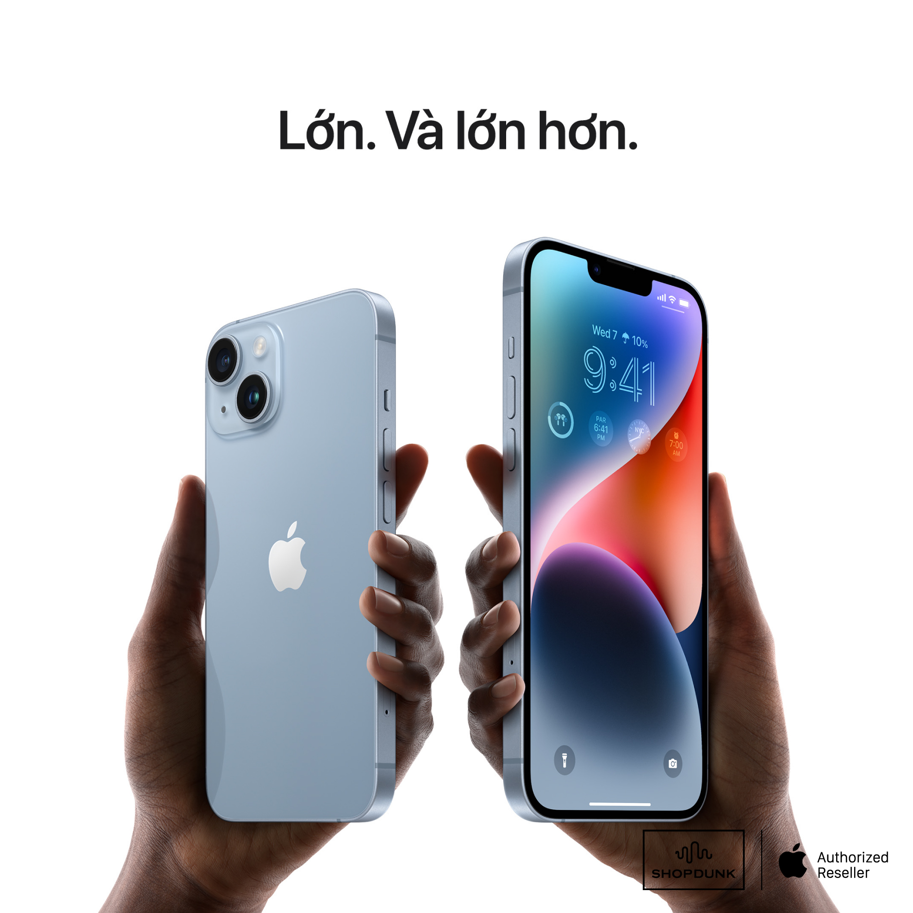 Kích thước tổng thể iPhone 14 Pro là 147.5 x 71.5 x 7.85, màn hình là 6.1 inch