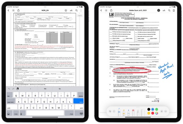 Ghi chú và đọc tài liệu dễ dàng với Acrobat Reader trên iPad Gen 10
