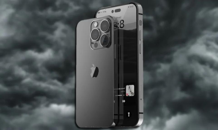 iPhone 14 Pro màu đen với mặt lưng mờ