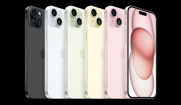 iPhone 15 thường và Plus được phát hành cùng 5 lựa chọn màu sắc mới 