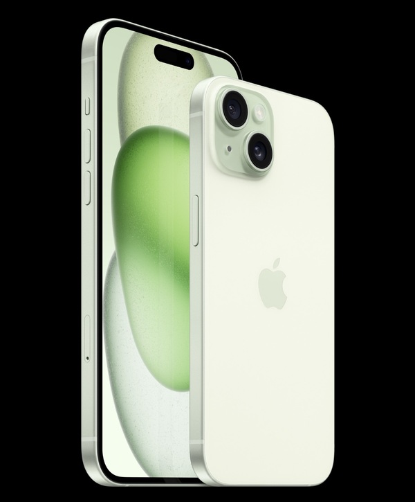 Sắc xanh của iPhone 15 Plus Green mang nét nữ tính, tinh tế