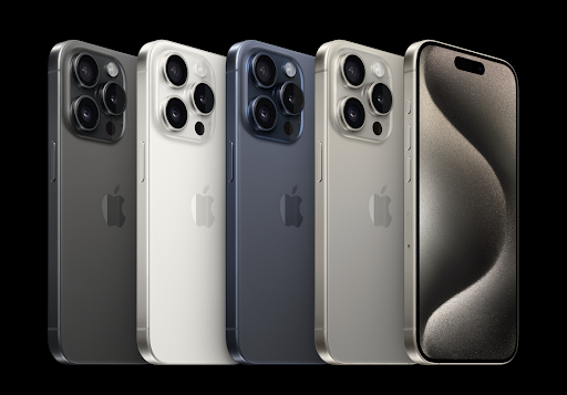 Màu Titan Đen chỉ được xuất hiện trên hai thiết bị iPhone 15 Pro Max và iPhone 15 Pro 