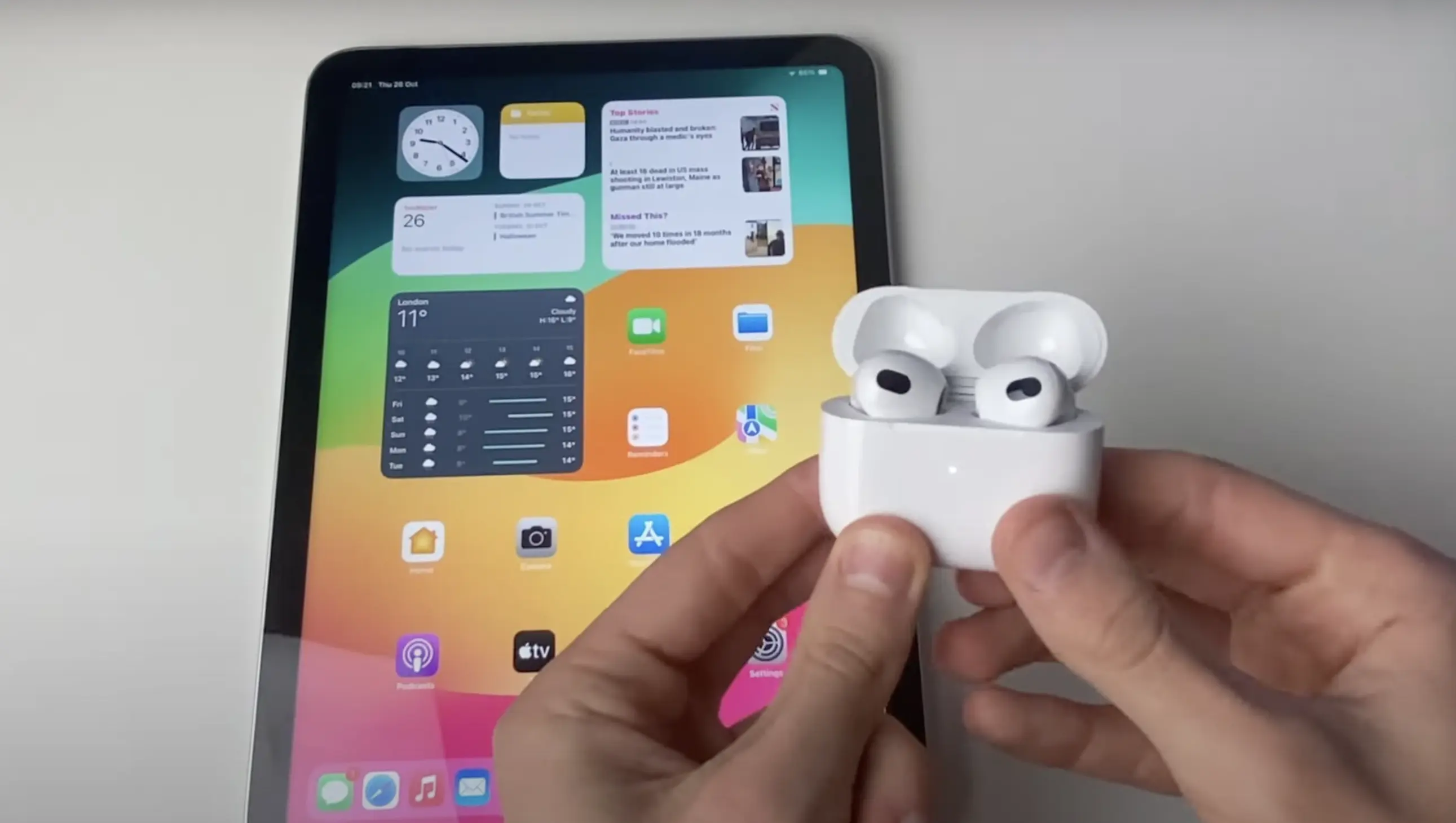 cách kết nối Airpod với iPad 2