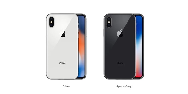 iPhone X series Xám Space có màu tương đồng với iPhone 8 nhưng camera theo chiều dọc