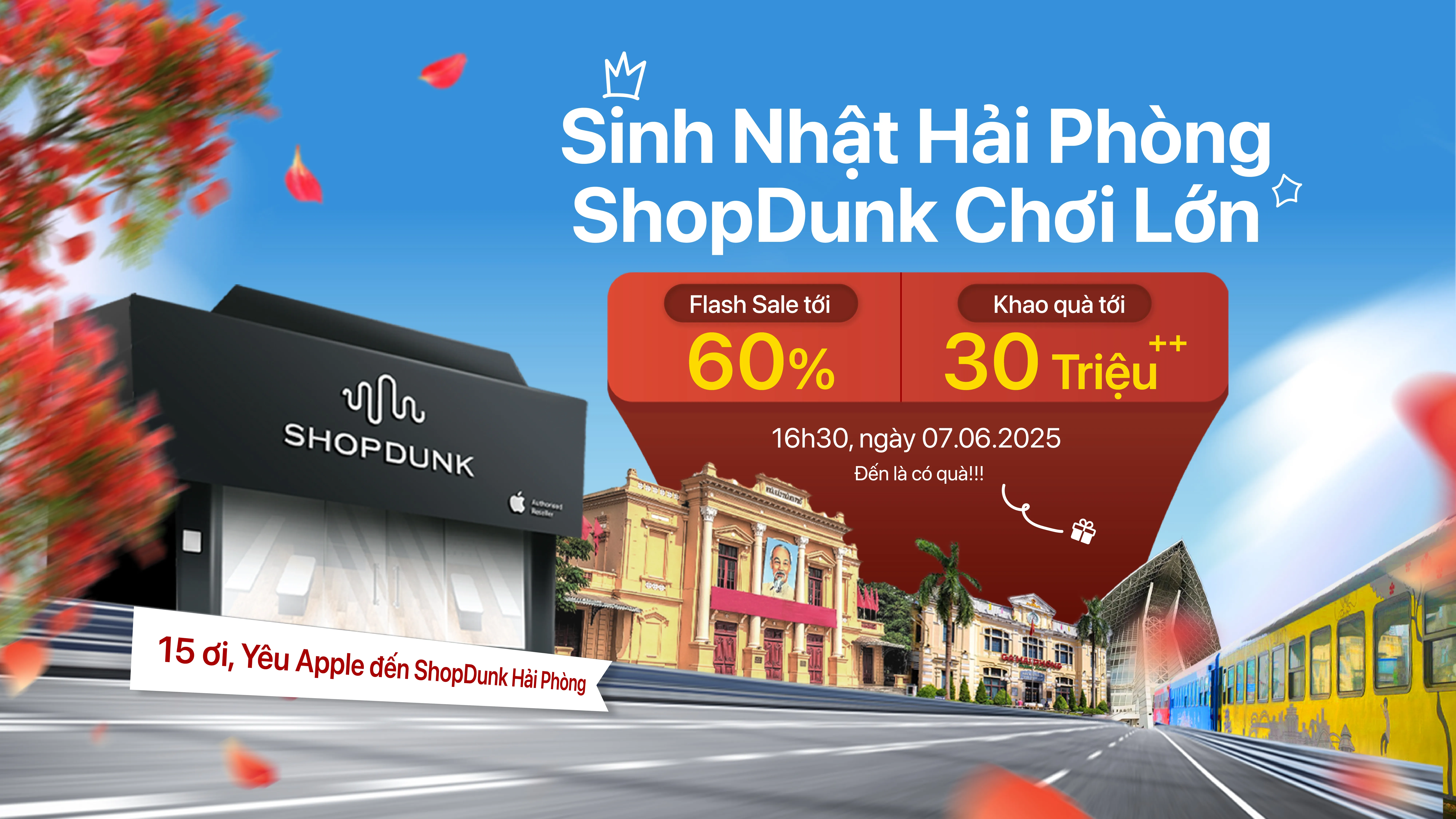 sự kiện sinh nhật ShopDunk Hải Phòng
