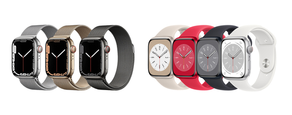 màu của Apple Watch Series 8