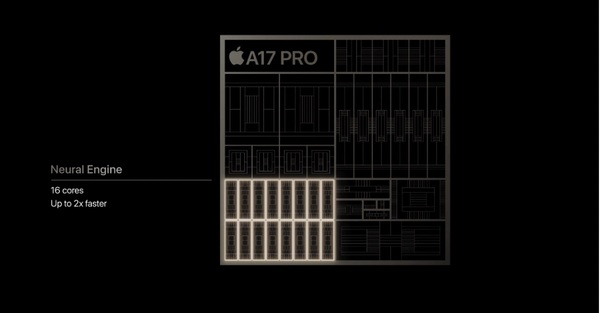 iPhone 15 Pro Max sở hữu chip A17 Pro, là dòng chip cao cấp nhất hiện nay của Apple