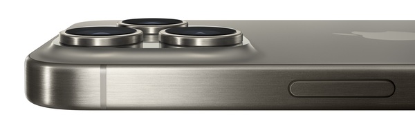 iPhone 15 Pro Max sở hữu khung viền Titanium mới bền bỉ với khả năng chịu tác động từ ngoại lực vô cùng ấn tượng 