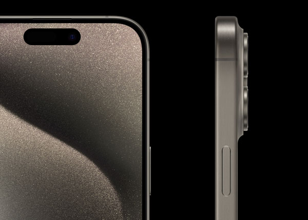 iPhone 15 Pro có viền màn hình siêu mỏng và sở hữu thiết kế Dynamic Island thay vì notch tai thỏ như trước đây