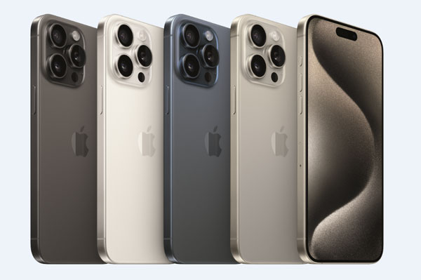 iPhone 15 Pro gây ấn tượng với bảng màu độc đáo được lấy cảm hứng từ chất liệu titanium