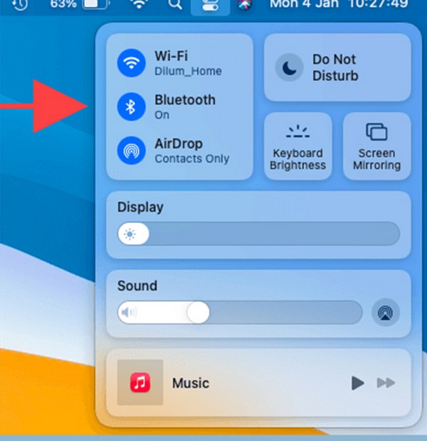 Kết nối AirPods với Macbook thông qua Bluetooth